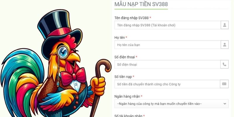 Điều kiện cần thiết để gửi vốn vào tài khoản cược